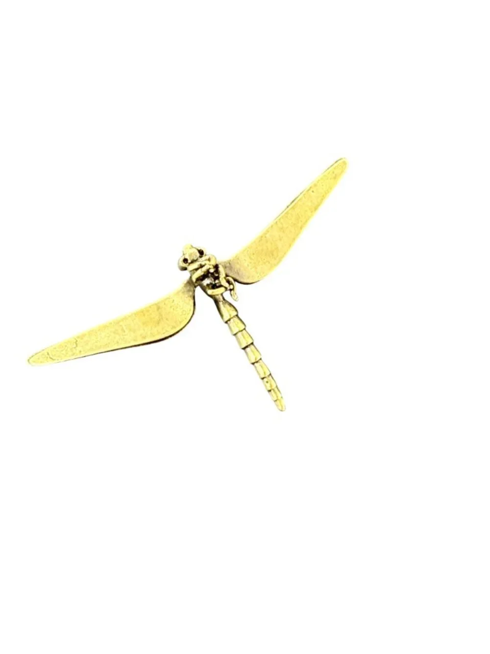 Miniature‎ Brass Dragonfly Spirit Animal Transformation Change Lightness Totem